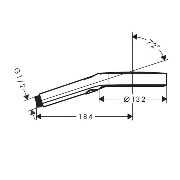 Hansgrohe Rainfinity El Duşu 130 Ecosmart - 26865670