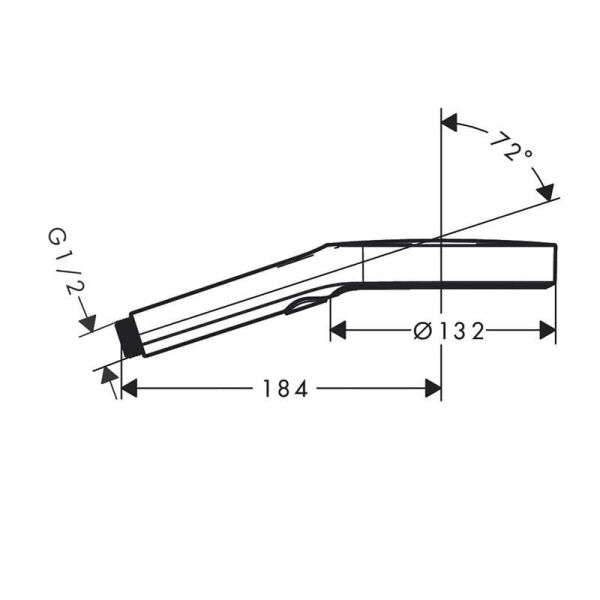 Hansgrohe Rainfinity El Duşu 130 Ecosmart - 26865670