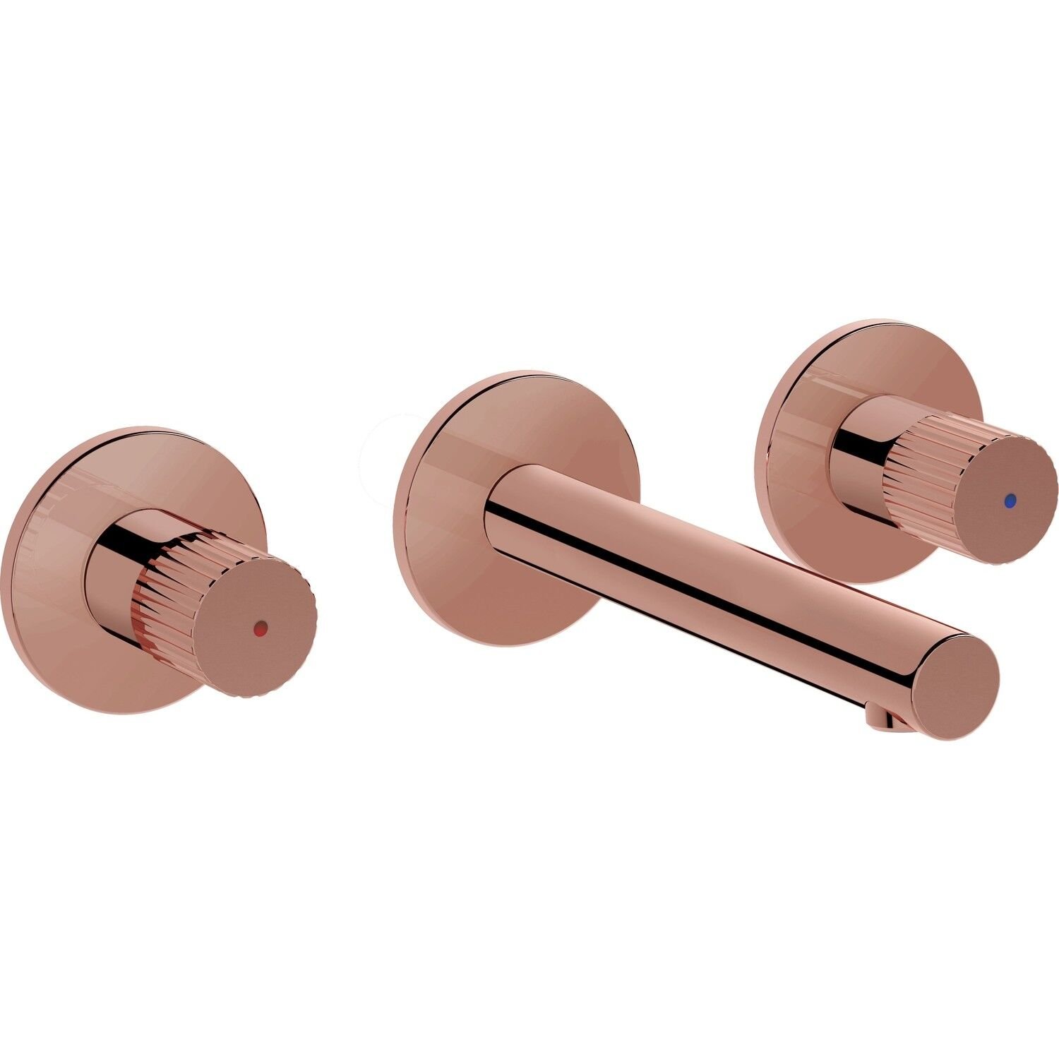 VitrA Origin A4258226 Ankastre Lavabo Bataryası 3 Rozetli Sıva Üstü Bakır