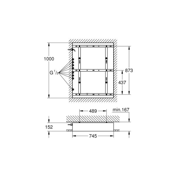 Grohe Rainshower F-Series Aquasymphony İç Montaj Gövdesi - 26376001