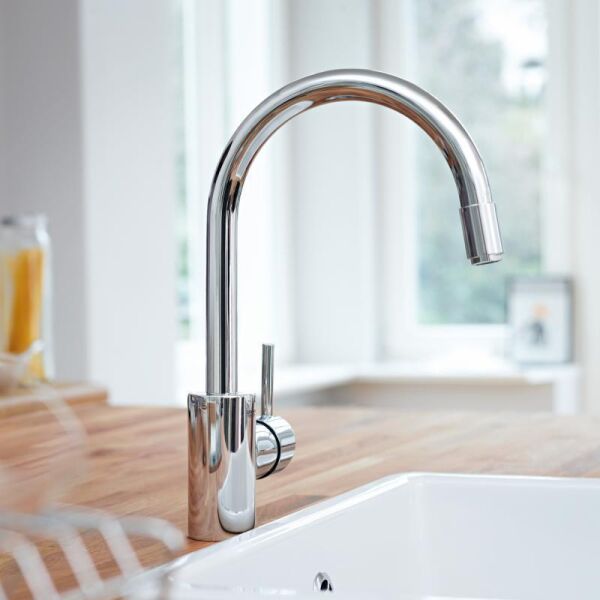 Grohe Concetto Tek Kumandalı Spiralli Eviye Bataryası - 32663003