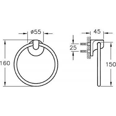 Artema Marın Halka Havluluk A44943
