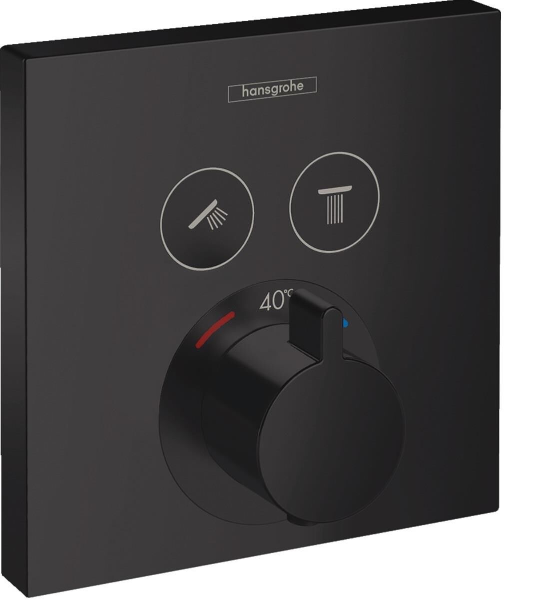 Hansgrohe Showerselect Termostatik Duş Bataryası Satin Siyah