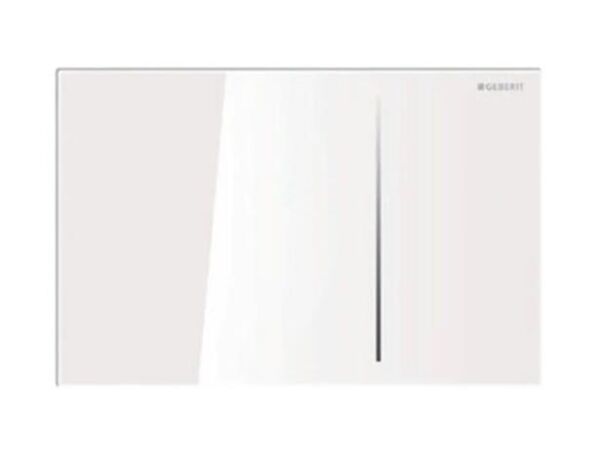 Geberit SIGMA70 Çift Kademeli Kumanda Paneli Beyaz Cam 115.625.SI.1