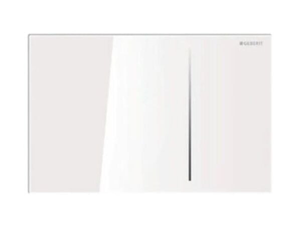 Geberit SIGMA70 Çift Kademeli Kumanda Paneli Beyaz Cam 115.625.SI.1