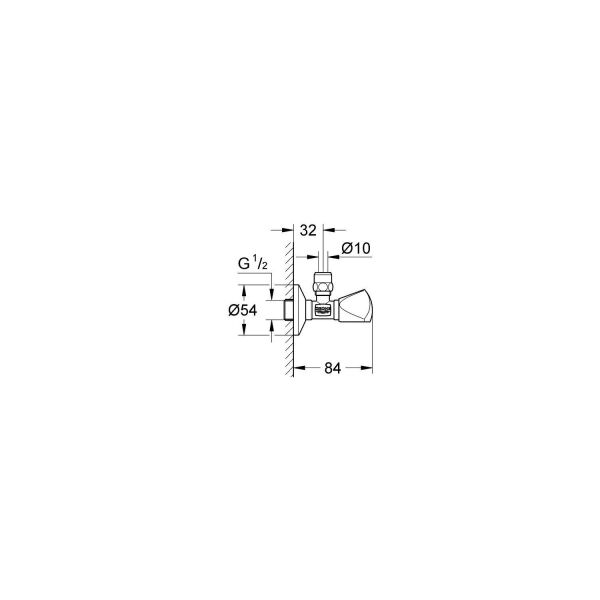 Grohe Aramusluk 1/2 22958000