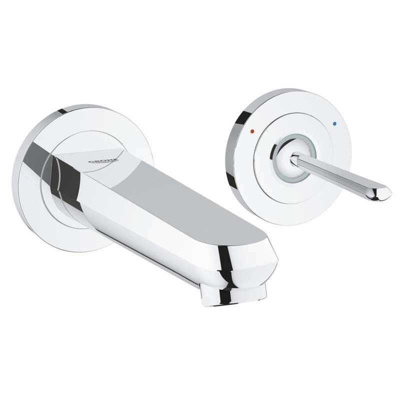 Grohe Eurodisc Joy İki Delikli Duvardan Lavabo Bataryası M-Boyut - 19968000