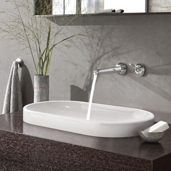 Grohe Eurodisc Joy İki Delikli Duvardan Lavabo Bataryası M-Boyut - 19968000