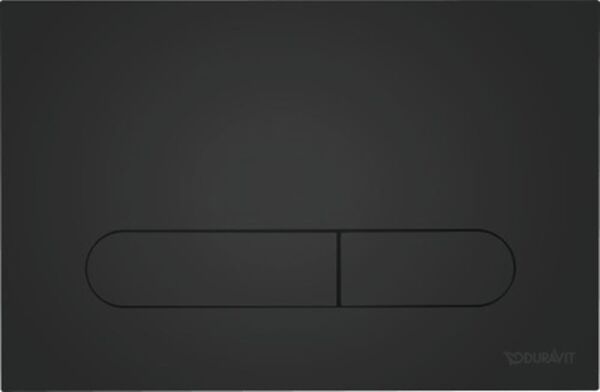 Duravit Beta 100 Kumanda Kapağı, Mat Siyah