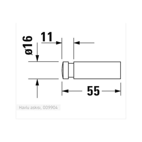 Duravit D-Code Havlu Askısı 0099041000