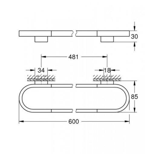 Grohe Selection Havluluk - 41056AL0