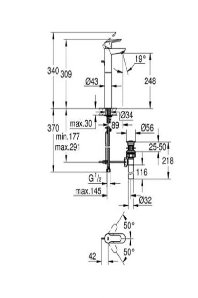 Grohe Bauedge Sifon Kum. Çanak Lav. Bat. Xl 32860000