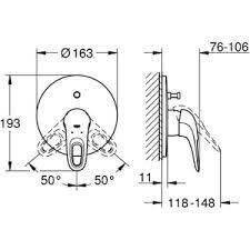 Grohe Eurostyle Ankastre Banyo/Duş Bataryası 19506LS3
