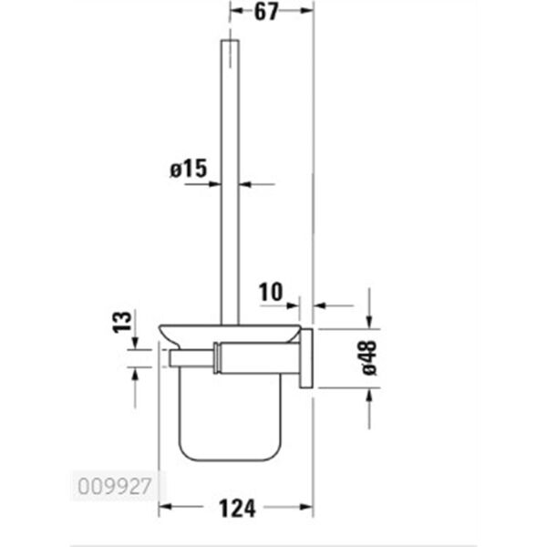 Duravit D-Code Klozet Fırçası 0099271000