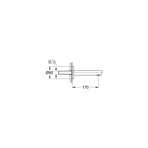 Grohe Eurosmart Cosmopolitan Çıkış Ucu - 13261000