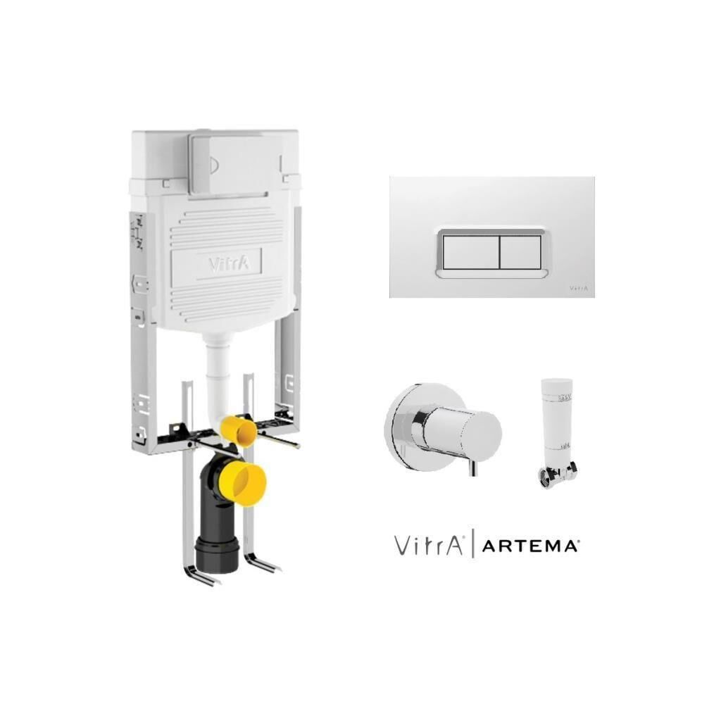 Vitra 8cm. Gömme Rezervuar Seti