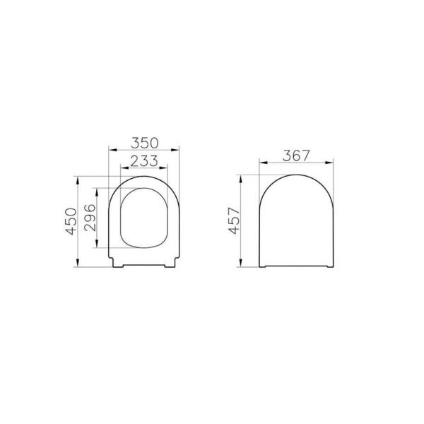VitrA Integra Klozet Kapağı Mat Siyah - 131-083-009