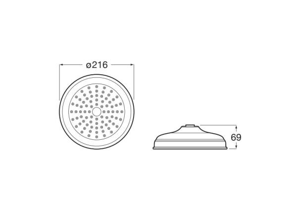 Artema Elegance A45659 Duş Başlığı Krom