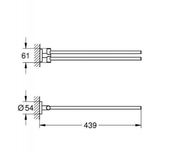 Grohe Essentials Havluluk - 1024672430