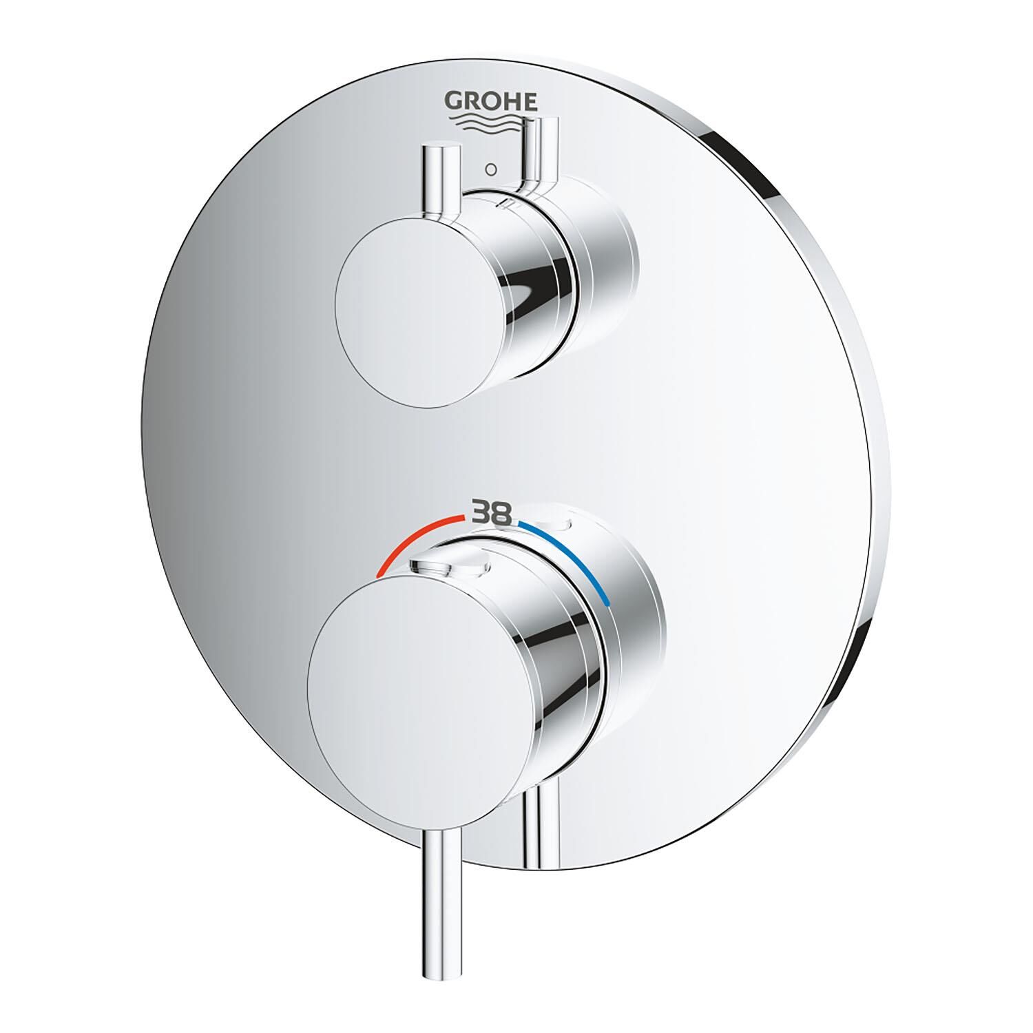 Grohe Ankastre Termost. Duş Bat. 1 Çıkışlı Atrio Krom - 24134003