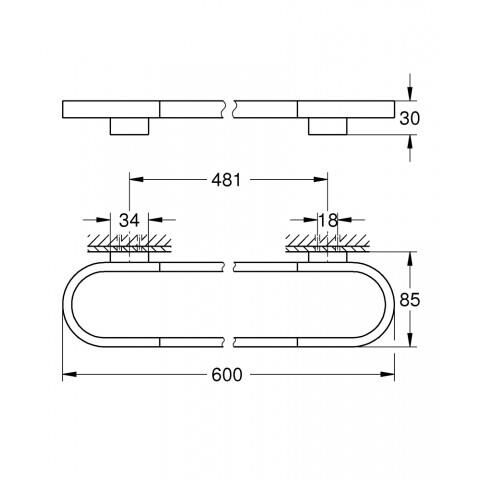 Grohe Selection Havluluk - 41056A00