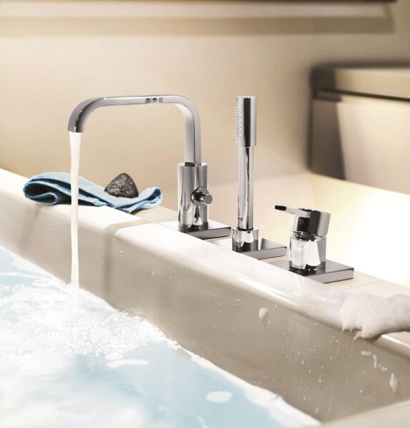Grohe Allure 3 Delikli Tek Kumandalı Küvet Bataryası - 19316000