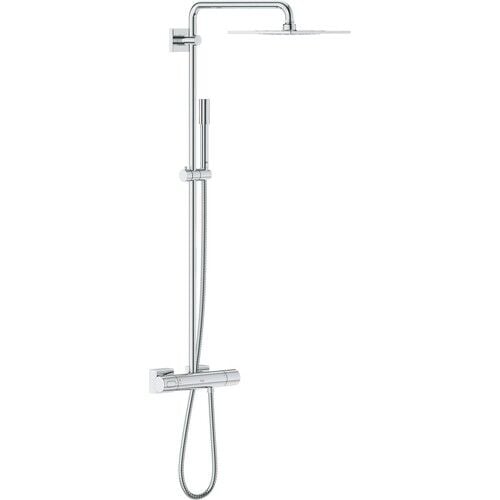 Grohe Rainshower F-Series System 254 Duvara Monte Termostatik Bataryalı Duş Sistemi (27469000)