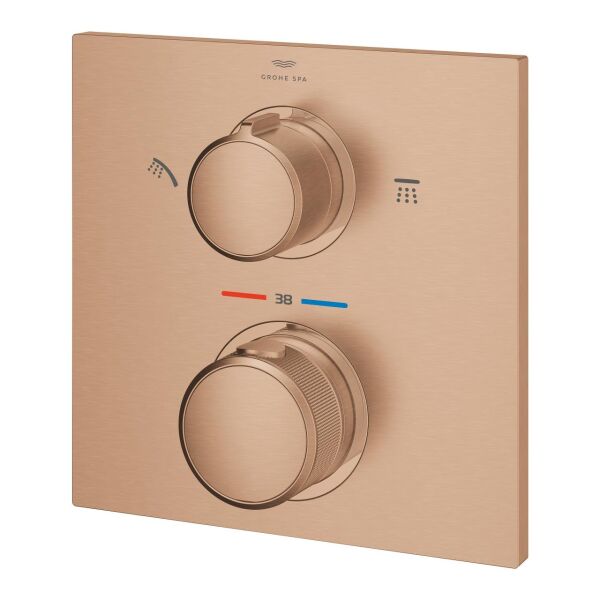 Grohe 2 YOLLU BAŞ DUŞU/EL DUŞU İLE GİZLİ MONTAJ İÇİN ALLURE TERMOSTATIK - 29181DL2
