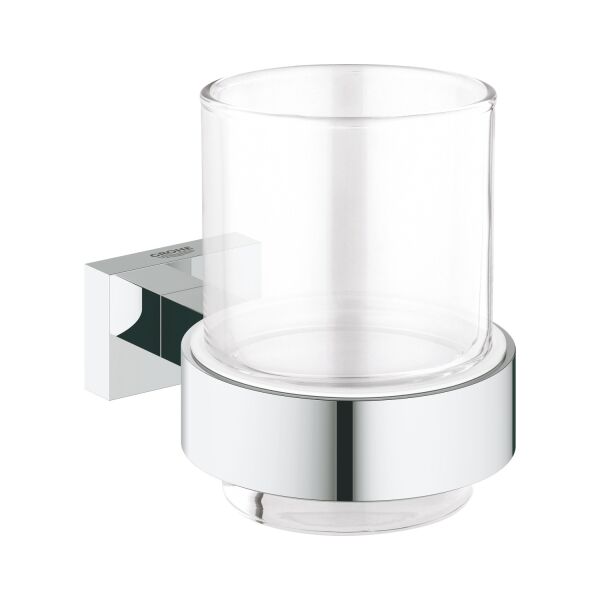 Grohe Diş Fırçalık Seti Eurocube Krom - 40755001