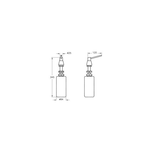 ArtemA A44047 Ankastre Sıvı Sabunluk
