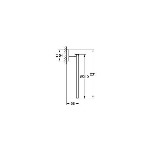 Grohe Bau Cosmopolitan Halka Havluluk