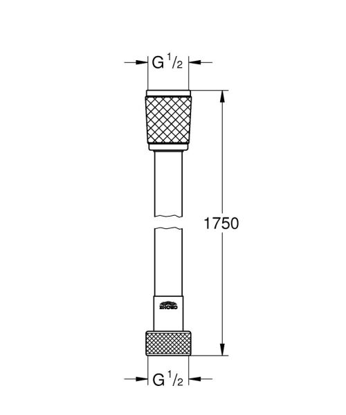 Grohe Relexaflex Duş Hortumu 175 cm - 28154002
