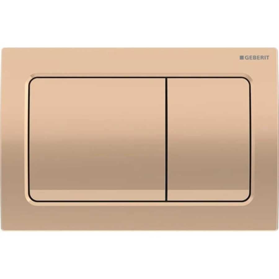 Geberit Alpha30 Kumanda Kapağı Çift Basmalı, Bronz - 115.055.QA.1