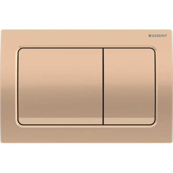 Geberit Alpha30 Kumanda Kapağı Çift Basmalı, Bronz - 115.055.QA.1