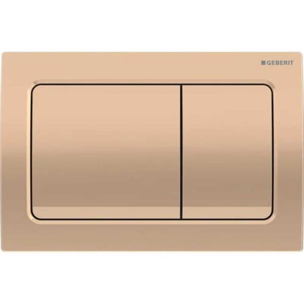 Geberit Alpha30 Kumanda Kapağı Çift Basmalı, Bronz - 115.055.QA.1