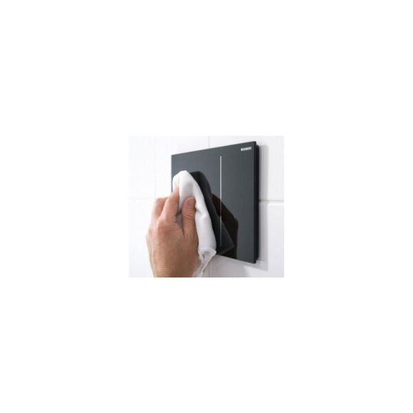 Geberit SIGMA70 Fotoselli Kumanda Kapağı, Siyah Cam 115.625.SJ.1