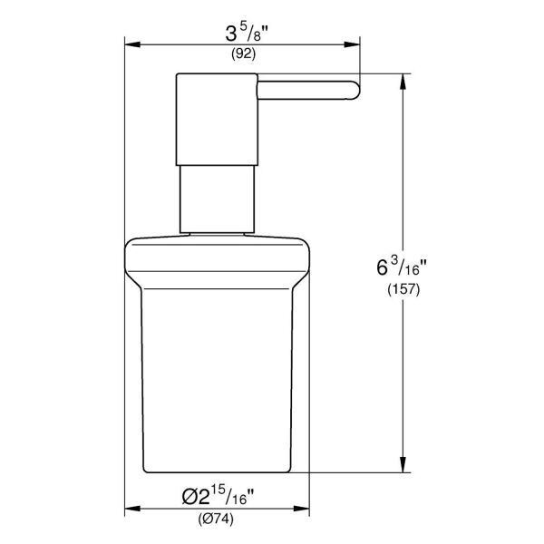 Grohe Sıvı Sabunluk Camı ve Pompası Essentials - 40394DC1