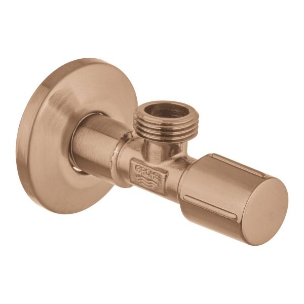 Grohe Ara Musluk (1/2 giriş, 1/2 çıkışlı), Fırçalı Bakır - 22041DL1