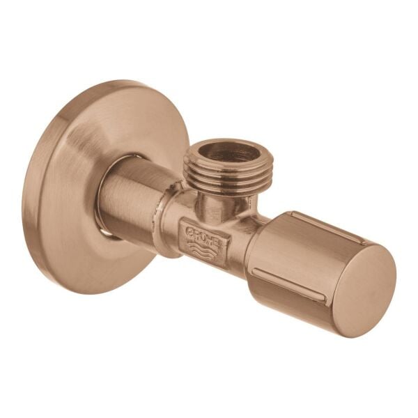 Grohe Ara Musluk (1/2 giriş, 1/2 çıkışlı), Fırçalı Bakır - 22041DL1
