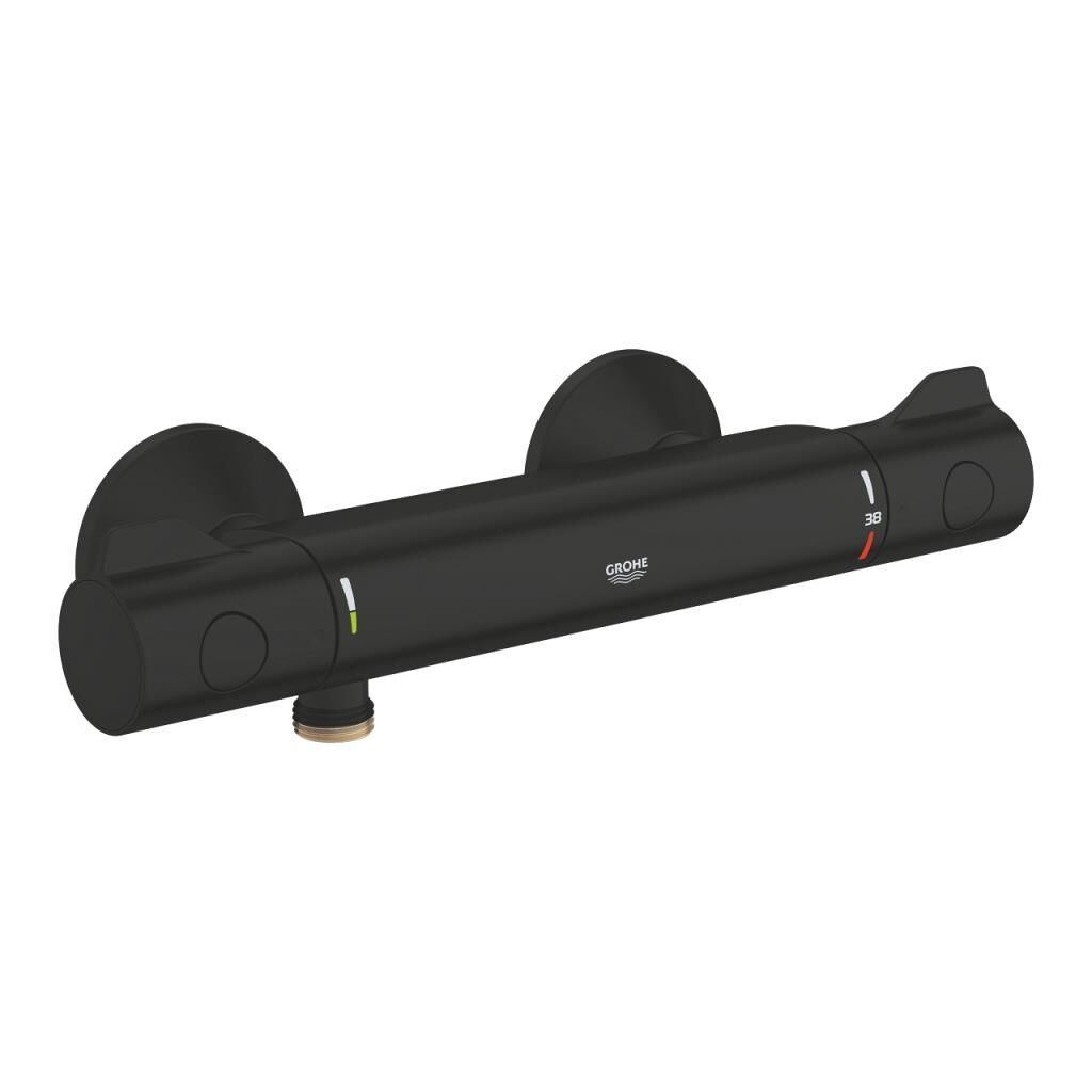 Grohe Grohtherm 800 Termostatik Duş Bataryası Mat Siyah - 1022022430